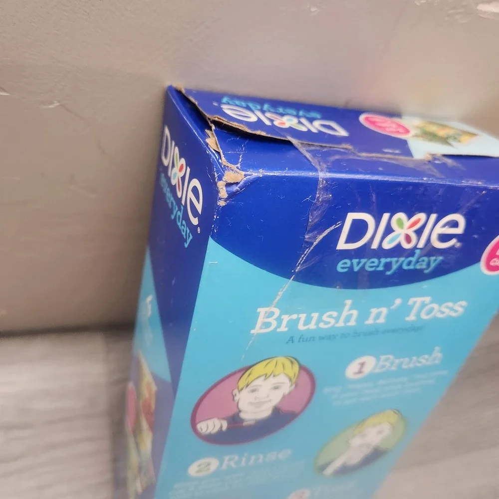 Dixie Everyday 3‎ oz Bath Cups 200 Count Discontinued Educational Animal Designs